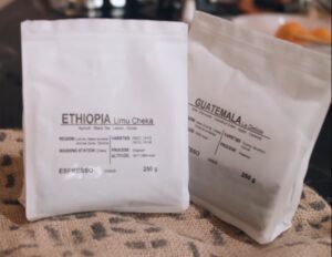 Single origin coffee beans roasted to perfection